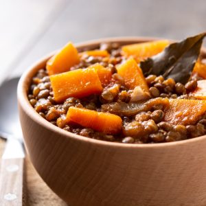 Lentejas estofadas con chorizo (500 g)